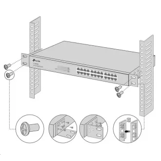 TP-Link RackMount Kit-13 - Sada pro montáž 13palcových přepínačů do racku