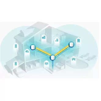 TP-Link Deco X60(2-pack) WiFi6 Mesh (AX5400, 2, 4GHz/5GHz, 2xGbELAN/WAN)