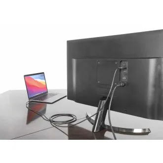 Manhattan kabel USB-C na HDMI, USB-C Male na HDMI Male, 1m, černá