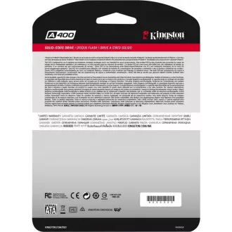 Kingston SSD 240GB A400 SATA3 2.5 SSD (7mm height) (R 500MB/s; W 350MB/s) Kingston SSD 240GB A400 SATA3 2.5 SSD (7mm height) (R 500MB/s; W 350MB/s)