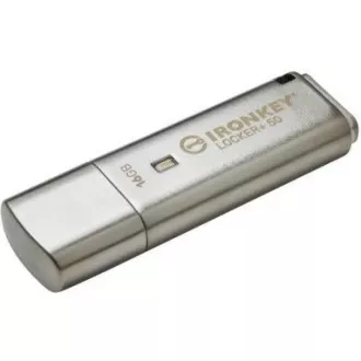 Kingston Flash Disk IronKey 16GB IKLP50 Locker+ 50 AES USB, w/256bit Encryption
