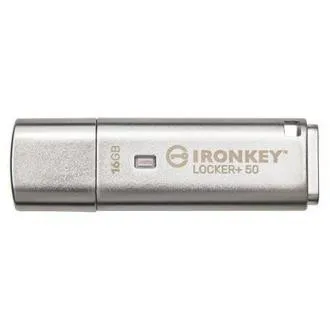 Kingston Flash Disk IronKey 16GB IKLP50 Locker+ 50 AES USB, w/256bit Encryption Kingston Flash Disk IronKey 16GB IKLP50 Locker+ 50 AES USB, w/256bit Encryption