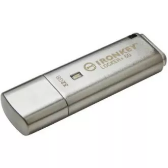 Kingston Flash Disk IronKey 32GB IKLP50 Locker+ 50 AES USB, w/256bit Encryption