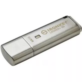 Kingston Flash Disk IronKey 64GB IKLP50 Locker+ 50 AES USB, w/256bit Encryption