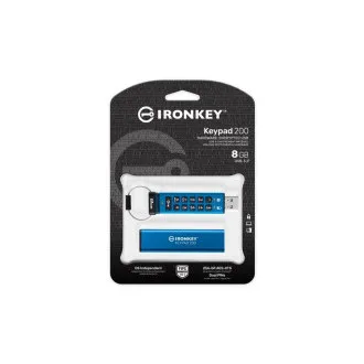 Kingston Flash Disk IronKey 8GB Keypad 200 encrypted USB flash drive