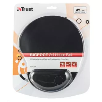 TRUST Podložka pod myš Bigfoot Gel Mouse Pad, černá, gelová TRUST Podložka pod myš Bigfoot Gel Mouse Pad, černá, gelová