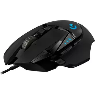 Logitech Herní myš G502 Hero, USB, Drátová USB, 16000 DPI, černá