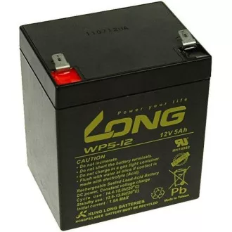 Long 12V 5Ah olověný akumulátor F2