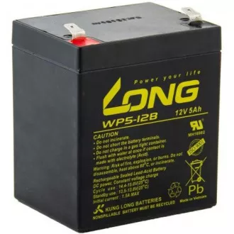 Long 12V 5Ah olověný akumulátor F2