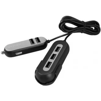 AVACOM CarHUB nabíječka do auta 5x USB výstup, černá