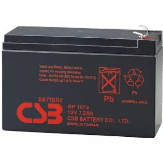 CSB 12V 7, 2Ah olověný akumulátor F2 (GP1272F2)