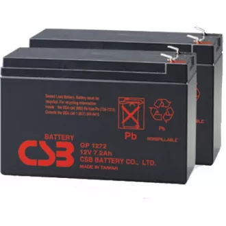 CSB 12V 7, 2Ah olověný akumulátor F2 (GP1272F2)