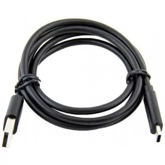 Datový a nabíjecí kabel USB - USB Type-C, 100cm, černá