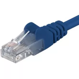 PREMIUMCORD Patch kabel CAT6a S-FTP, RJ45-RJ45, AWG 26/7 1m modrá