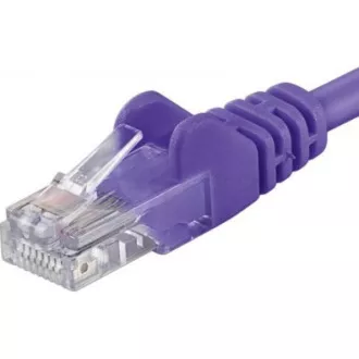 PREMIUMCORD Patch kabel CAT6a S-FTP, RJ45-RJ45, AWG 26/7 10m fialová