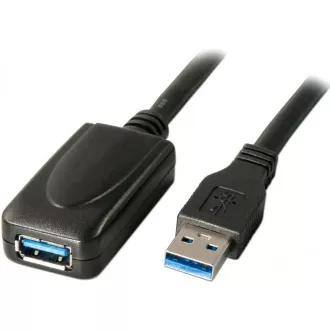 PREMIUMCORD USB 3.0 repeater a prodlužovací kabel A/M-A/F 5m