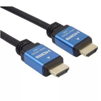 PREMIUMCORD Kabel HDMI - Ultra HDTV, 5m (kovové, zlacené konektory)
