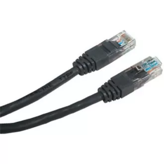 PREMIUMCORD Patch kabel UTP RJ45-RJ45 CAT5e 0.5m černá