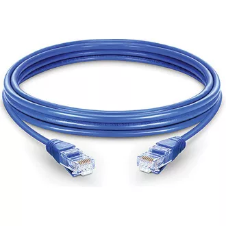 PREMIUMCORD Patch kabel UTP RJ45-RJ45 CAT5e 0.25m modrá