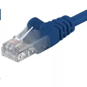 PREMIUMCORD Patch kabel UTP RJ45-RJ45 CAT5e 0.25m modrá