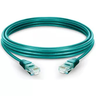 PREMIUMCORD Patch kabel UTP RJ45-RJ45 CAT5e 0.25m zelená