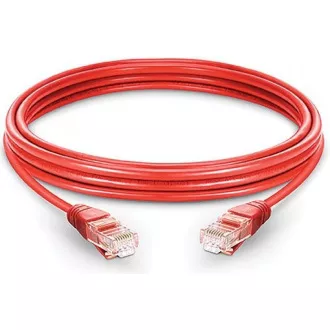 PREMIUMCORD Patch kabel UTP RJ45-RJ45 CAT5e 0.5m červená PREMIUMCORD Patch kabel UTP RJ45-RJ45 CAT5e 0.5m červená