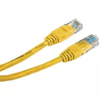 PREMIUMCORD Patch kabel UTP RJ45-RJ45 CAT5e 0.5m žlutá PREMIUMCORD Patch kabel UTP RJ45-RJ45 CAT5e 0.5m žlutá