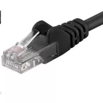 PREMIUMCORD Patch kabel UTP RJ45-RJ45 CAT5e 1.5m černá