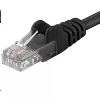 PREMIUMCORD Patch kabel UTP RJ45-RJ45 CAT5e 1m černá