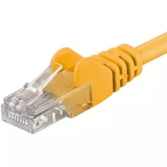 PREMIUMCORD Patch kabel UTP RJ45-RJ45 CAT5e 3m žlutá