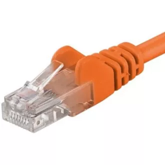 PREMIUMCORD Patch kabel UTP RJ45-RJ45 CAT5e 5m oranžová