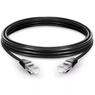PREMIUMCORD Patch kabel UTP RJ45-RJ45 CAT5e 7m černá