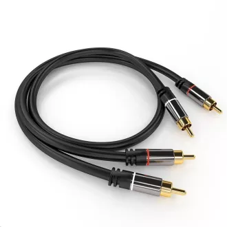 PREMIUMCORD kabel, 2x CINCH-2x CINCH M/M, 5m PREMIUMCORD kabel, 2x CINCH-2x CINCH M/M, 5m