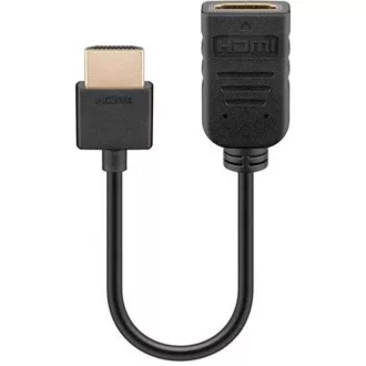 PremiumCord Flexi adapter HDMI Male - Female pro ohebné zapojení kabelu do TV