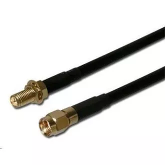 Koaxiální WLAN Antenní prodlužovací SMA male reverse - SMA female reverse, 1m