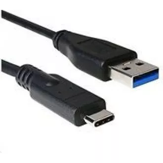 C-TECH kabel USB 2.0 AM na USB-C (AM/CM), 2m, černý