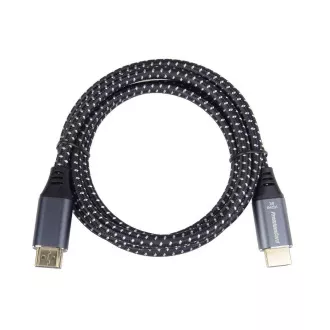 PREMIUMCORD Kabel HDMI 2.1 High Speed + Ethernet kabel 8K@60Hz, zlacené konektory, 0, 5m