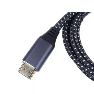 PREMIUMCORD Kabel HDMI 2.1 High Speed + Ethernet kabel 8K@60Hz, zlacené konektory, 0, 5m