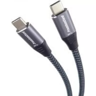 PREMIUMCORD Kabel USB 3.2 Gen 1 USB-C (M/M), bavlněný oplet, 0, 5m