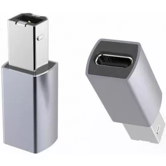 PremiumCord USB redukce USB C - USB2.0 B (F/M)