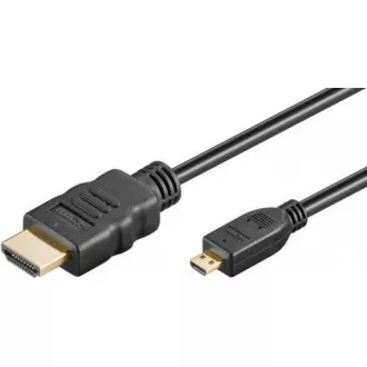 PremiumCord 4K kabel HDMI A - HDMI micro D, 1m PremiumCord 4K kabel HDMI A - HDMI micro D, 1m