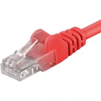PremiumCord Patch kabel UTP RJ45-RJ45 CAT6 0.5m červená