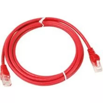 PremiumCord Patch kabel UTP RJ45-RJ45 CAT6 0.5m červená