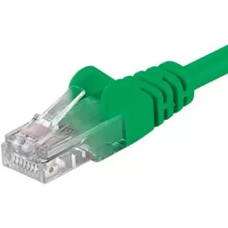 PremiumCord Patch kabel UTP RJ45-RJ45 CAT6 1, 5m zelená