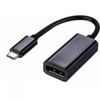 C-TECH adaptér Type-C na Displayport, M/F, 15cm