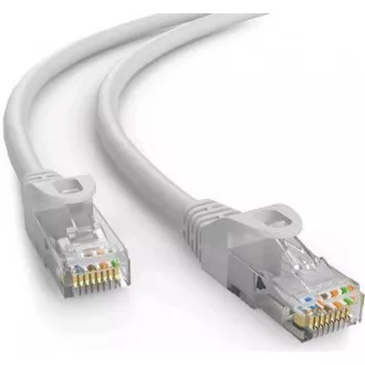 C-TECH kabel patchcord Cat6e, UTP, šedý, 5m