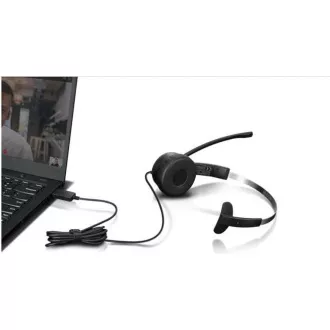LENOVO sluchátka 100 USB Mono Headset
