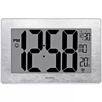 Hodiny TechnoLine WS 8019, stříbrné