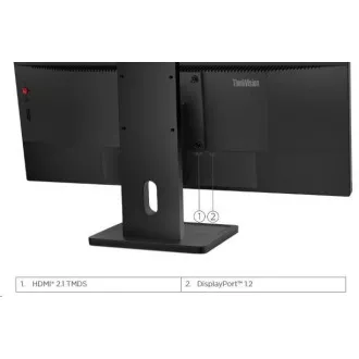 LENOVO LCD E24q-30 - 23.8”, IPS, matný, 16:9, 2560x1440, 100Hz, 178/178, 4/6ms, 300cd/m2, 1300:1, repro, HDMI, DP, VESA