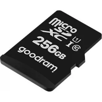 GOODRAM microSDXC karta 256GB M1AA (R:100/W:10 MB/s), UHS-I Class 10, U1 + Adapter